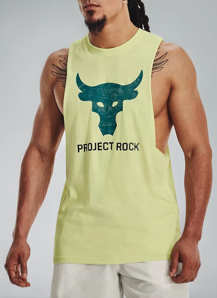 project rock underarmor プロジェクトロック タンクトップ アンダーアーマー公式】 UAプロジェクトロック マッスル タンク